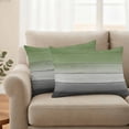 thumbnail image 3 of Outdoor Waterproof Pillow Covers Sage Green Gradient Wood Board Decorative Throw Pillow Protectors,Pillowcase Cushion Cases for Patio Sofa Garden Couch,20x12in,Pack of 2, 3 of 14