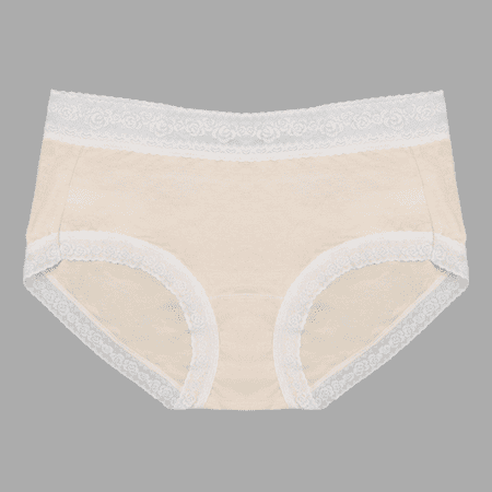Fulorrnie Underwear for Women Comfort High Waist Seamless Panty Briefs Cheeky Band Elastic Panties  Light Yellow  S