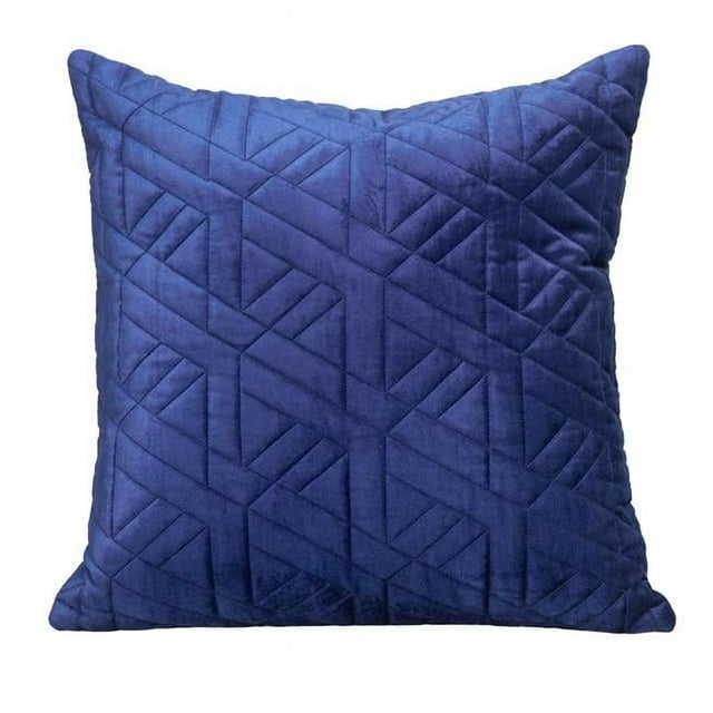 Parkland Collection PILL21398P Delta Transitional Blue Square Throw Pillow