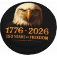 thumbnail image 3 of USA Patriotic Spare Tire Cover United States 250th Anniversary Wheel Protectors Weatherproof Universal Wheel Cover Fit for Rv SUV Travel Trailer Camper Truck, 3 of 10
