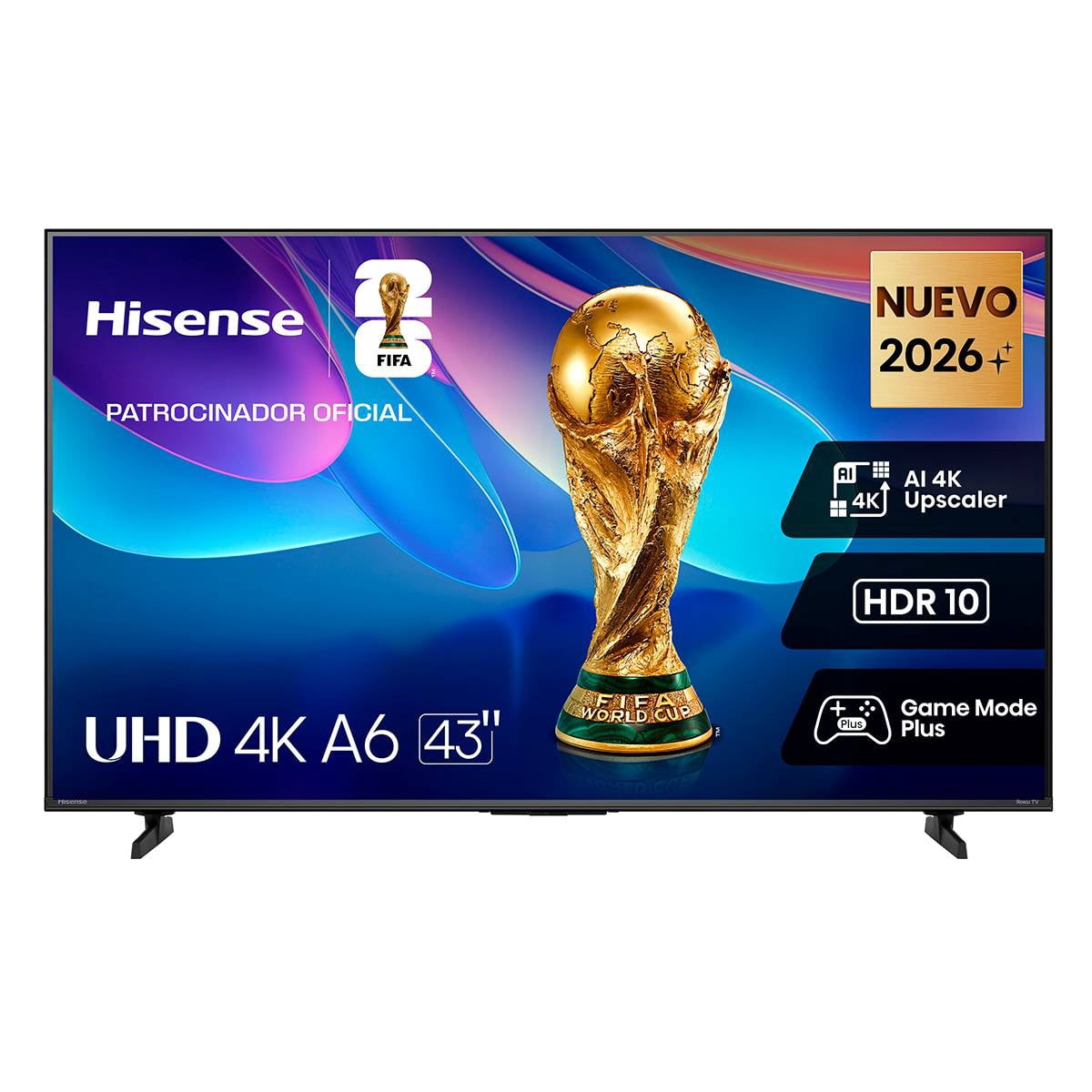 Televisor Hisense modelo  43A60SR 43 pulgadas 4k roku