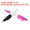 Black, Rose Red, variant on Uxcell Mini Permanent Markers with Clips Golf Ball Markers Pen Badge Ink Pens Golf Black, Rose Red