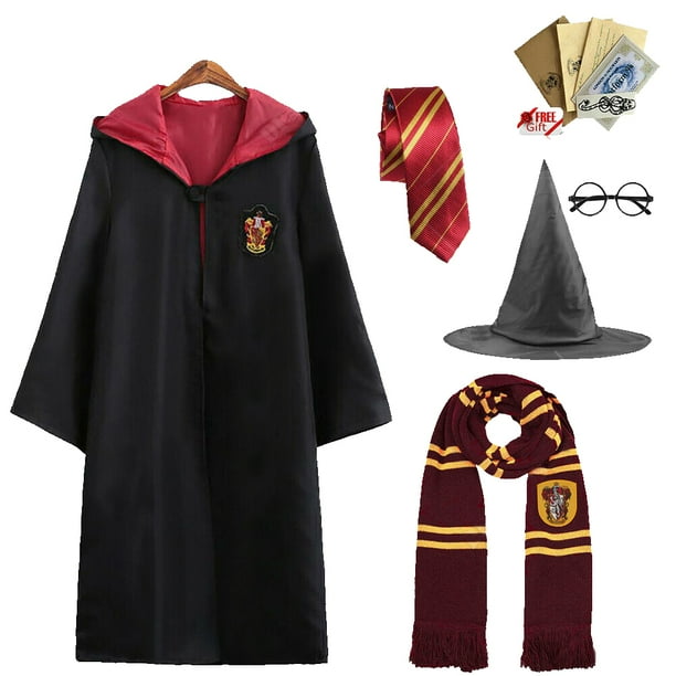 Wizardry Cosplay Ropa Harris Escuela Brujería Adultos Túnica Capa