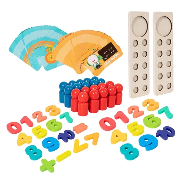 Hearth & Gear Math Toys For Children From 5 To 7 Years Old Counting Toys For Children From 3 To 5 Years Old Math Toys Math Manipulative Preschool Toys Addition And Subtraction Games Foam Finger #1
