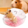 thumbnail image 5 of Bañera de hámster Baño de hámster para mascotas seguro a prueba de fugas completamente transparente para pequeños animales / S / Afortunado Sencillez, 5 of 5