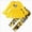 T34-Yellow, variant on 1-2 Years Toddler Pajamas Girls Clothes Long Sleeved Top Pants Casual Two Piece Set for 0 6 12 18 24 M 1t 2t 3t 4t 5t 6t Pajamas & Dailywear Set Girls Purple Tracksuit