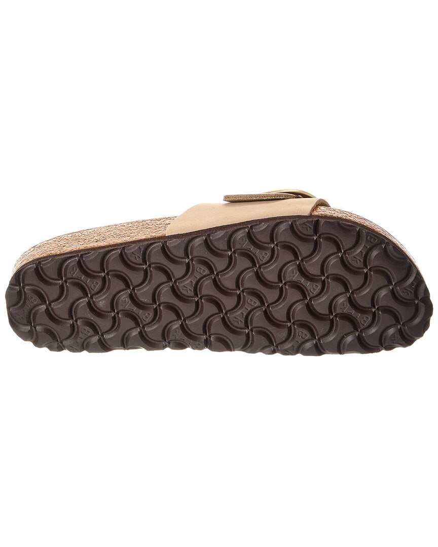 Birkenstock Madrid Big Buckle Narrow Leather Sandal, 36, Brown