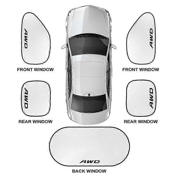 5PCS Car Window Sunshade Cover Auto Accessories For Volvo XC90 XC60 C30 T6 S60 C70 XC40 V40 XC70 V70 V60 V50 S80 S40 AWD V90 S90