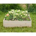 thumbnail image 2 of Naomi Home Iris Garden Bed Large Garden Box Wooden Raised Garden Beds Outdoor for Vegetables Square 4 ft x 4 ft Large Raised Planter Boxes for Gardening Herbs Flowers in Backyard 48" x 48", 2 of 10