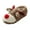 Brown, variant on Rokment Christmas Reindeer Slippers for Women Girls Cute Animal Deer Fuzzy House Socks with Soft Non Slip Sole Indoor Bedroom Slip on Booties Shoes Brown Size 5
