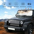 thumbnail image 6 of Disketp Windshield Sun Shade, Car Sun Shade For Front Window Pumpkin And White Marble Sunshades Sun Visor Protector Blocks Uv Rays Foldable, 6 of 9