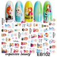 thumbnail image 1 of 1PCS Disney Cartoon Anime Mickey Mouse Princess Cartoon Nail Sticker Snow White Donald Duck Nail Decoration Repair Decal Gao Jinjia LED, 1 of 2
