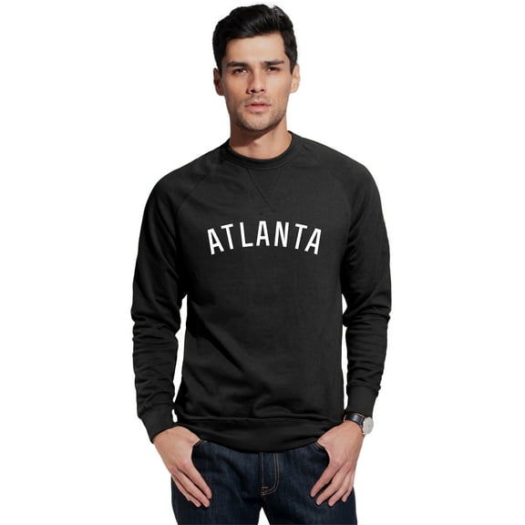 Daxton Atlanta Sweatshirt Athletic Fit Pullover Crewneck French Terry Fabric