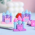 thumbnail image 4 of 6PCS Creative Princess Dream Castle Erasers, Student Learning Stationery Supplies, Home Office Writing Modification Tools, Girls' Castle, Party Carnival Prize Gifts, 4 of 5