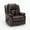 Brown, variant on Hybition Faux Leather Lift Assist Recliner Chair with Heat and Massage Dark Grey