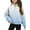 1-Light Blue, variant on CLOISE Youth Sweatshirt Boys Girls Long Sleeve Collared Zip up Tops Gradient with Thumb Hole Outfits Fall Winter Clothes Light Blue 7T