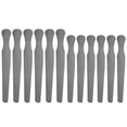 thumbnail image 1 of 12 Pcs Bâtons de Langue en Acier Inoxydable pour Laboratoire Forme Rectangulaire 6.3x0.63x0.08 Po, 1 of 8