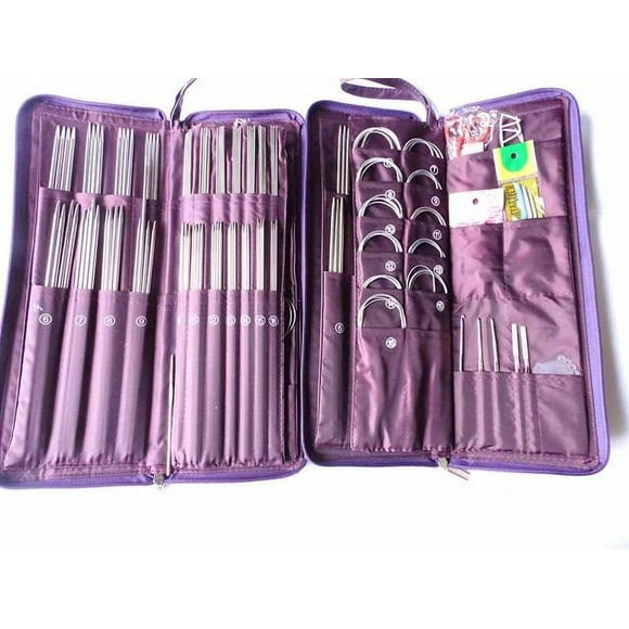 11 Size 36cm Straight Knitting Needles 11 size 25cm Steel Straight Neele 80cm Circular Knitting Needles Ring Needle Crochet Hook
