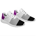 thumbnail image 6 of Asexual Flag Shoes Mens Womens Running Sneakers Mesh Breathable Jogging Walking Shoes White Size 9.5, 6 of 7