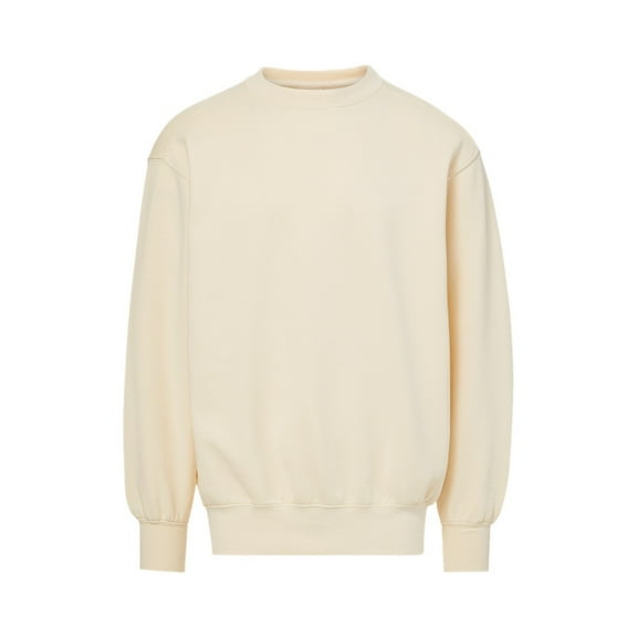 MV Sport 23142 Coastal Color Crewneck Sweatshirt-Vanilla - 012-S