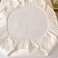 thumbnail image 4 of MMJ Quilted Waterproof Fitted Sheet 150x200cm Cotton Soy Mattress Protector for Bed, 4 of 7