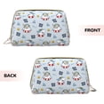 thumbnail image 3 of Xecao Swimming Shark Print Fashion Makeup PVC Bag Large Capacity Travel Cosmetic Bag for Women Organizer Toiletry Clutch, 3 of 8
