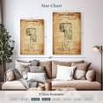 thumbnail image 3 of Elephant Stock Toilet Paper Roll Patent Wall Art - Vertical Canvas Wall Art - Bathroom Wall Decor - Patent Canvas - Black And Yellow Decor - 24" x 36", 3 of 4