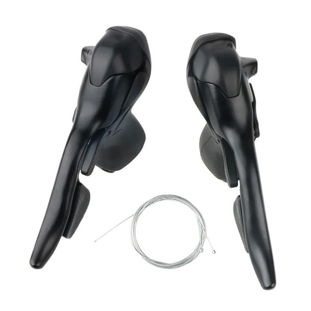 koolsoo Road Bike Control Shifters Double 2 7 Speed Lever Brake Derailleur Cable 2x7 Speed Walmart