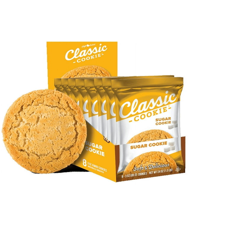 Classic Cookie Soft Baked Sugar Cookies, 2 Boxes, 16 Individually Wrapped  Cookies 