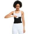 thumbnail image 6 of harmtty Unisex Waist Trimmer Extra Soft Comfortable Fit Weight Loss Tummy Sweat Belt Workout Belly Band for Men Women,Silver, 6 of 7