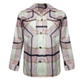 thumbnail image 5 of Leesechin Womens Winter Padded and Thickened Plaid Lapel Woolen Cloth Coat Long Sleeve Jacket Overcoat Outwear, 5 of 6