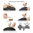 thumbnail image 4 of Tapón De Reparación De Neumáticos, 100 Tiras De Sellado De Goma Para Neumáticos Sin Cámara Para Motocicleta De Coche, Práctica Herramienta De Reparación De Neumáticos,, 4 of 7