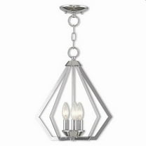 Modern Contemporary Three Light Chandelier-Polished Chrome Finish Bailey Street Home 218-Bel-2256014