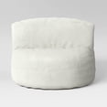 thumbnail image 3 of Memory Foam Filled Bean Bag Chair with Corduroy Cover, 35 x 34 x 24 in, Cream, 3 of 6