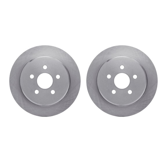 Dynamic Friction Company Rear Brake Rotors 6002-39008
