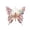A004- Style D, variant on Butterfly Hanging Decor, 2D Flat Design with Hyperlinked Image, for Home Wall Decoration, Party Ornament, Living Room Accent - Colorful Artistic Butterfly Pendant, No Size Specification, 1PC