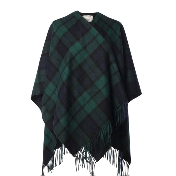 Edinburgh Lambswool Mini Cape Black Watch