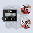 thumbnail image 4 of pitrice Digital Tachometer Small Engine Tachometer Chain for Double RV Button Tractor Saw Double Button 5.2x4.66x1.9cm, 4 of 6