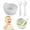 A, variant on Clearance Tableware under $6 Almond Silicone Suction Cup And Spoon Set Baby Bowl Non Breakable Baby Feeding Utensils Stage 1 Self Feeding Weaning Food First Set
