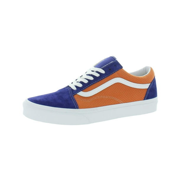 wees onder de indruk Verdorie kromme Vans Mens Old Skool Suede Woven Skateboarding Shoes Blue 10.5 Medium (D) -  Walmart.com