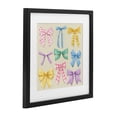 thumbnail image 3 of Stupell Industries Pretty Bows Differing Patterns Black Framed Print Under Glass design by Jilly Jack Designs, 13 x 13, 3 of 10