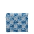 thumbnail image 2 of No Boundaries Women's Trifold Wallets, Checkered Denim, 2 of 3