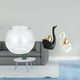 thumbnail image 2 of Acuario de escritorio,Pecera pequeña transparente,pecera,jarrón,mesa,Tanque de peces Contenedor de acuario transparente Hogar,estatua de cisne,Estatuas y figuras de cisnes de cerámica, 2 of 8