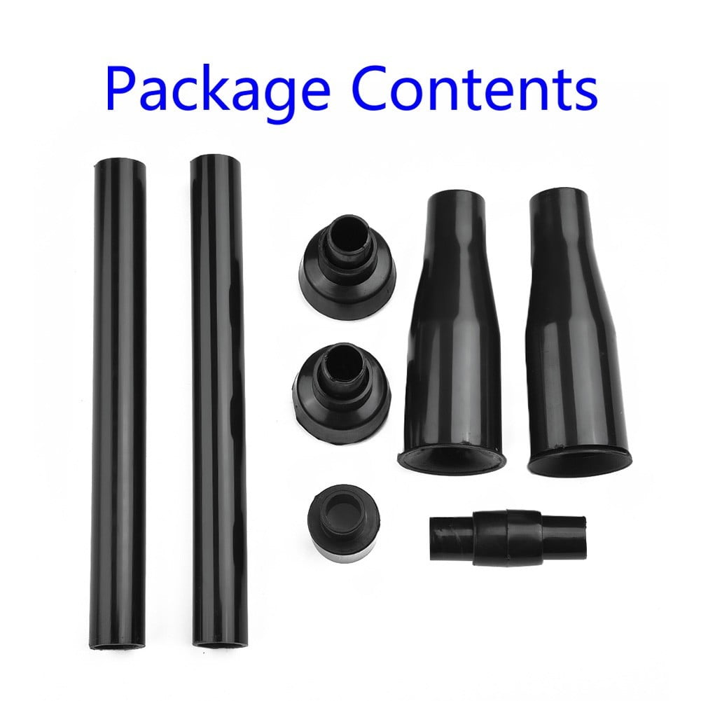 8* Black Home Multi-functional Garden Fountain Plastic Nozzle Head Kit Set 