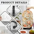 thumbnail image 5 of FKELYI Floral Bird Print Blender Dust Cover Water Resistant Blender Dustproof Covers Stand Mixer Coffee Maker Protective Cover with Handle Kitchen Decor, 5 of 6