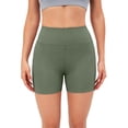 thumbnail image 5 of High Waist Biker Shorts for Women 6"/ 8"/10" Tummy Control, Yoga Workout Running Gym Shorts with Pockets for Summer, 5 of 5