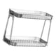 thumbnail image 3 of Estante Cosmético Transparente, Organizador Cosmético De Encimera Estable De Doble Capa Desmontable Para Dormitorio, 3 of 8