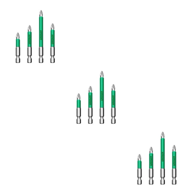 Destornillador eléctrico Speravity broca de extracción alta precisión 50/65/70/90mm 4 Uds verde