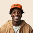 thumbnail image 4 of Dalix Grand Touring Embroidered Cap Cotton Baseball Summer Cool Dad Hat Mens in Orange, 4 of 5