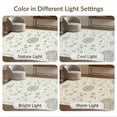 thumbnail image 7 of ODIKA 2'x3' Washable Throw Rug Non-Slip, Low Profile, Flatwoven, Easy Care Vintage Under Scroll Ornate Farmhouse Vine Border Large Dining Flowing for Hallway, Study Room, 7 of 7